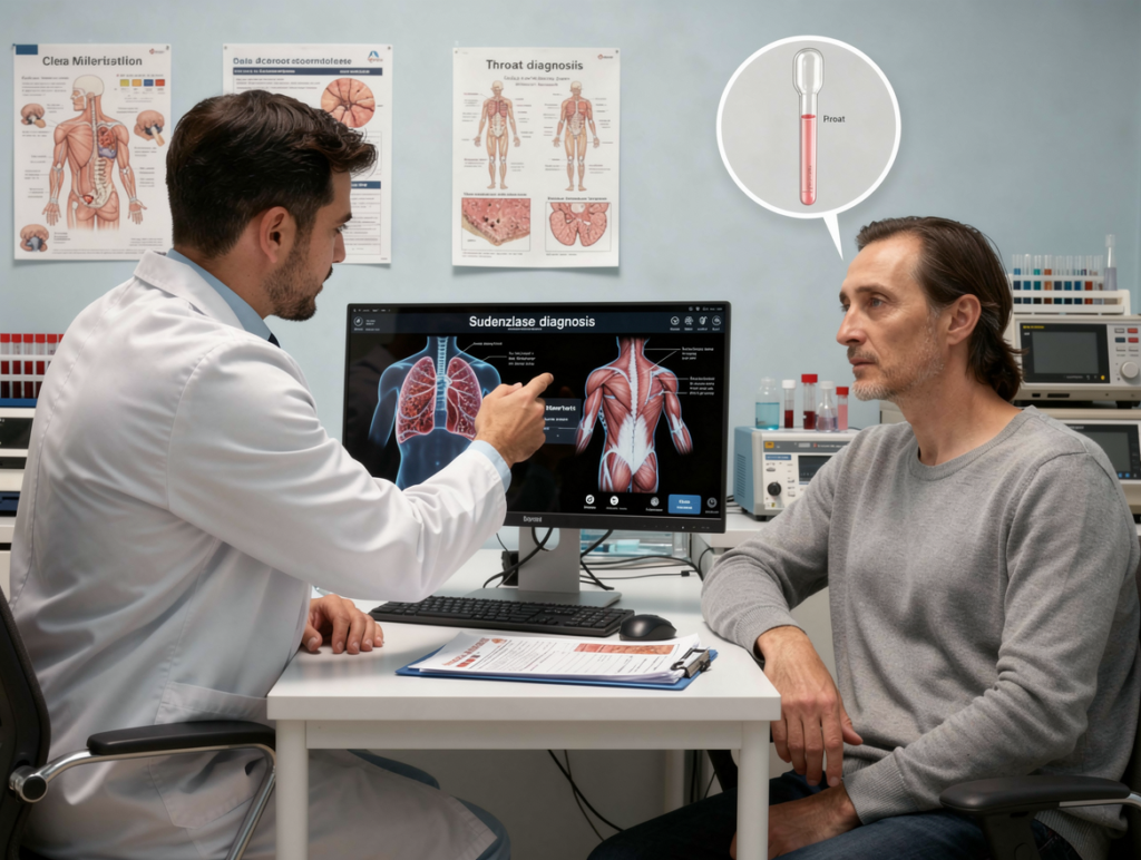 How Is Sudenzlase Diagnosed