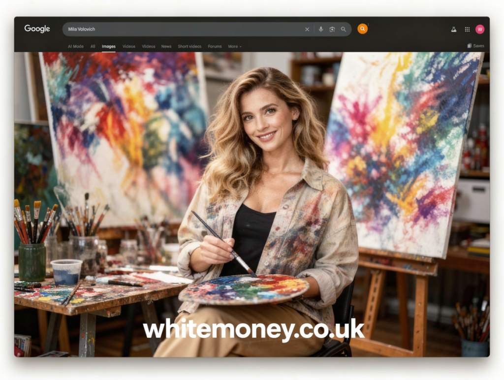 Mila Volovich portrait photo for biography article