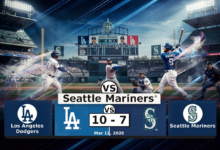 Dodgers vs Seattle Mariners Match Player Stats