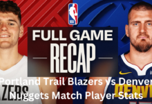 Portland Trail Blazers vs Denver Nuggets Match Player Stats